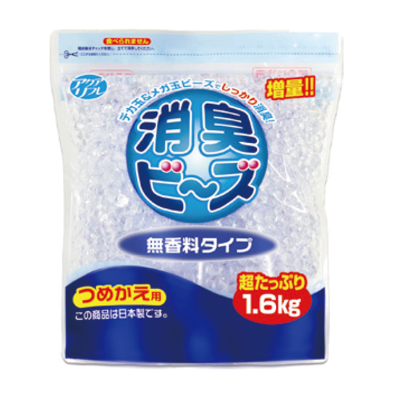 805625　アクアリフレ消臭ビーズ無香料　詰替え