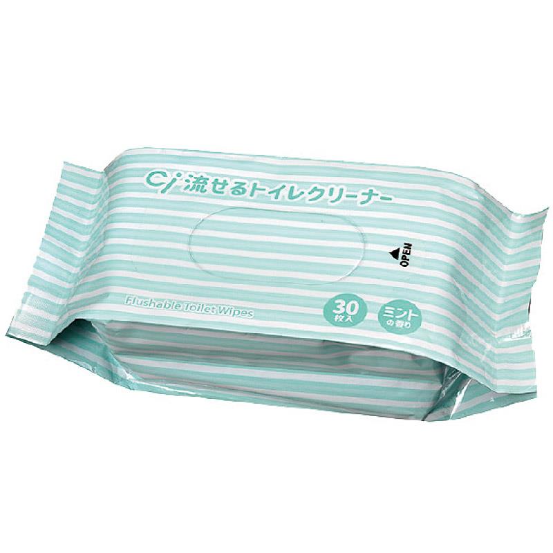94777　 流せるﾄｲﾚｸﾘｰﾅｰ 1ﾊﾟｯｸ(30枚)