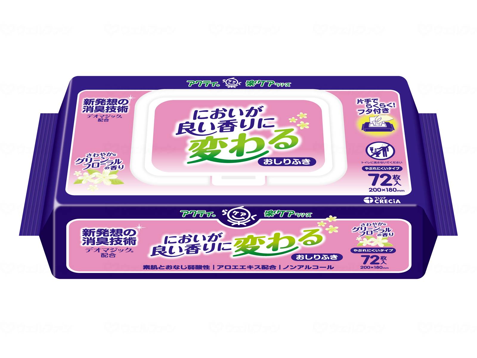 80604 においが良い香りに変わるおしりふき