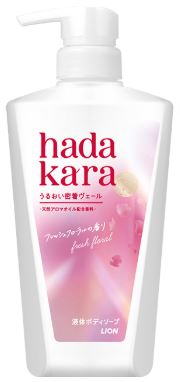 ライオン　ハダカラ　モイストボディケアソープ　液体　フレッシュフローラル　本体